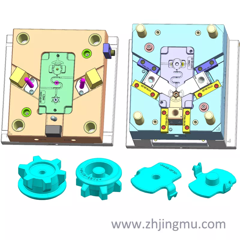 夾子和閥門汽車電器塑硅橡膠模具設(shè)計(jì)