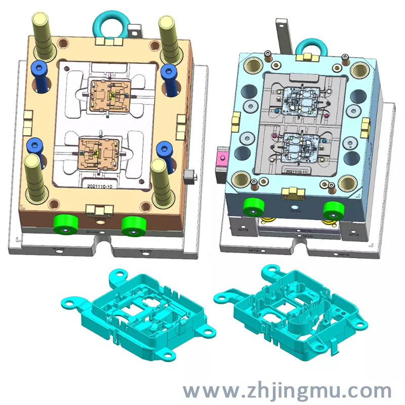 汽車電器塑膠注塑模具設(shè)計(jì)圖